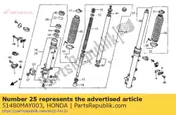 Qui puoi ordinare fork sub assy, ?? R f da Honda , con numero parte 51480MAY003: