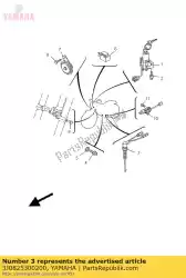 Here you can order the stop switch assy from Yamaha, with part number 3J0825300200: