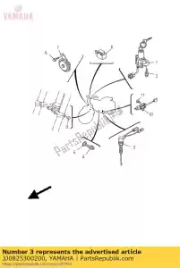 yamaha 3J0825300200 stop switch assy - Bottom side