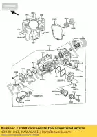 130481013, Kawasaki, cam-damper, engrenagem cônica z750-p1 kawasaki gt 550 750 1986 1987 1988 1989 1991 1992 1993 1994, Novo