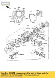 nokken-demper, kegeltandwiel z750-p1 van Kawasaki, met onderdeel nummer 130481013, bestel je hier online: