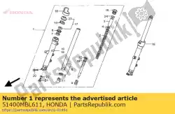 geen beschrijving beschikbaar op dit moment van Honda, met onderdeel nummer 51400MBL611, bestel je hier online: