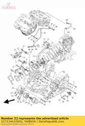 Qui puoi ordinare piastra, adattatore da Yamaha , con numero parte 1D7134610000: