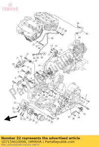 yamaha 1D7134610000 piastra, adattatore - Il fondo