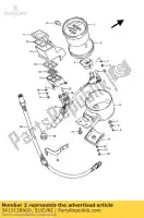 3413138A00, Suzuki, box, ingranaggi suzuki vs intruder glf glp gl  glep glef vs750gl vs750glfp vs1400glpf vs750glfpefep vs750fp vs1400glp vs800gl vs1400 vs800 750 1400 800 , Nuovo