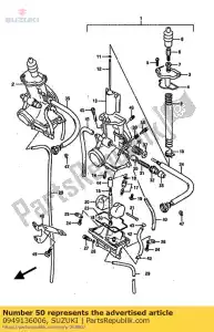 Suzuki 0949136006 jet, principal # 180 - Lado inferior