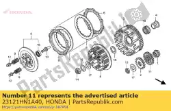 Qui puoi ordinare marcia, trasmissione primaria da Honda , con numero parte 23121HN1A40: