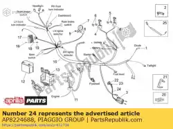 Here you can order the wire from Piaggio Group, with part number AP8224688: