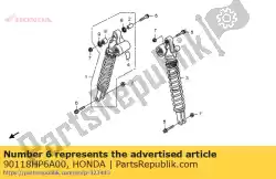 Qui puoi ordinare nessuna descrizione disponibile al momento da Honda , con numero parte 90118HP6A00: