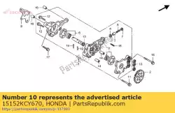 Aqui você pode pedir o selo, borracha em Honda , com o número da peça 15152KCY670: