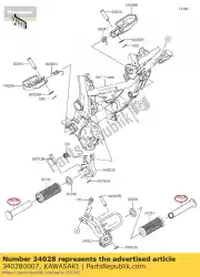 Aquí puede pedir paso, rr de Kawasaki , con el número de pieza 340280007: