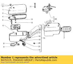 Here you can order the cover cleaner from Piaggio Group, with part number 8435315: