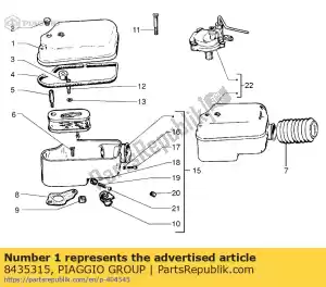 Piaggio Group 8435315 cover cleaner - Bottom side