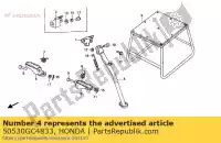 50530GC4833, Honda, barra comp., lado st honda cr  r r2 cr80r 80 , Nuevo