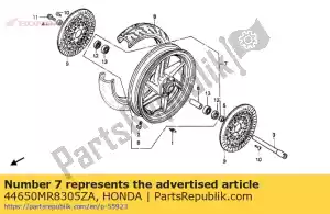 Honda 44650MR8305ZA juego de ruedas, * nh196 * - Lado inferior