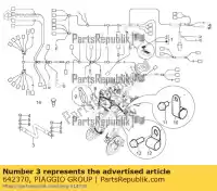 642370, Piaggio Group, cable a tierra del motor piaggio mp zapm75100 zapta0100 zapta2100 zaptd2100 125 300 2011 2016 2017 2018 2019 2020 2021 2022, Nuevo