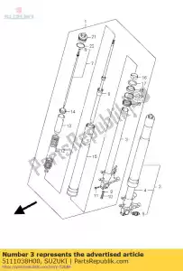 suzuki 5111038H00 rurka, wewn?trzna, r - Dół