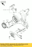 921530889, Kawasaki, boulon, 11x40 zx636-c1h kawasaki zx 600 2005 2006, Nouveau