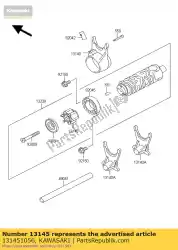 Qui puoi ordinare tamburo cambio cam en450-a1 da Kawasaki , con numero parte 131451056: