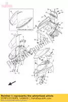 2CMF155100P0, Yamaha, fender, over yamaha mw 125 2016, New