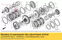 22544HP7A01, Honda, disk, clutch honda  trx 420 500 520 2010 2011 2012 2013 2017 2018 2019 2020, New