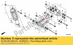 Ici, vous pouvez commander le pas de description disponible auprès de Honda , avec le numéro de pièce 52463K28910: