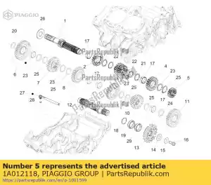 Piaggio Group 1A012118 drugi bieg - Dół