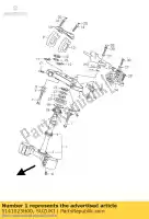 5141023H00, Suzuki, wspornik pod suzuki gsx 1300 2008 2009 2010, Nowy