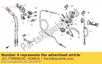 32173MENA30, Honda, serrure de sac à main 11,5 honda crf  x r l m crf450r crf250r 450 250 , Nouveau