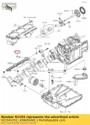 Tutaj możesz zamówić ? Ruba z ko? Nierzem 6x40 od Kawasaki , z numerem części 921541052: