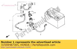 Aquí puede pedir batería ytx7a-bs de Honda , con el número de pieza 31500HB7305: