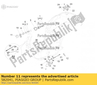 582041, Aprilia, cappuccio del commutatore, Nuovo