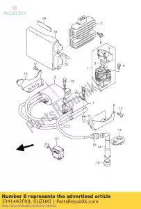 suzuki 3341442F00 parentesi, ign coi - Il fondo