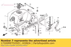 Here you can order the tank set, fuel (wl) *type5 * (type5 ) from Honda, with part number 17500METD20ZC: