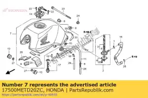 honda 17500METD20ZC tank set, fuel (wl) *type5 * (type5 ) - Bottom side