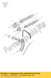 Here you can order the spares kit exhaust from Triumph, with part number T1149201: