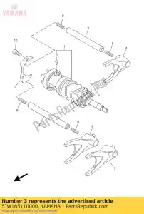 yamaha 5JW185110000 forcella, maiusc 1 - Il fondo