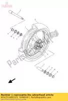 4XV251680133, Yamaha, roda fundida, dianteira yamaha fzs yzf r 600 700 1000 1998 1999 2000 2001 2002, Novo