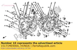 Here you can order the no description available at the moment from Honda, with part number 15171ME9000: