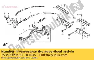 Honda 35359HP0A00 guard,rr stop sw. - Bottom side