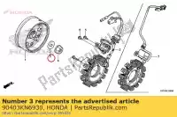 90403KN6930, Honda, lavadora, 10x24 honda  clr crf xlr 110 125 1998 1999 2014 2018 2019 2020, Nuevo