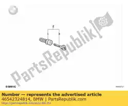 Ici, vous pouvez commander le top case sans cylindre de serrure - 22l auprès de BMW , avec le numéro de pièce 46542324814: