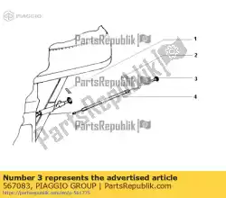 Qui puoi ordinare pomolo da Piaggio Group , con numero parte 567083: