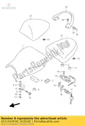 beugel stoel fr van Suzuki, met onderdeel nummer 4511624F00, bestel je hier online: