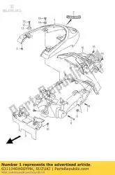 Qui puoi ordinare parafango comp., rea da Suzuki , con numero parte 6311040H00YMK: