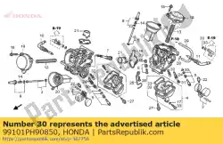 Qui puoi ordinare getto principale principale da Honda , con numero parte 99101PH90850: