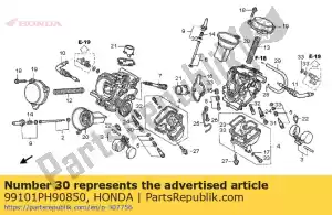 honda 99101PH90850 jato principal principal - Lado inferior