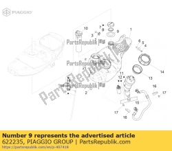 Aprilia 622235, Komora lewituj?ca, OEM: Aprilia 622235