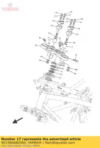 yamaha 903380680900 plug - Onderkant