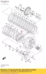 Qui puoi ordinare mozzo, manicotto della frizione da Suzuki , con numero parte 2141131J10: